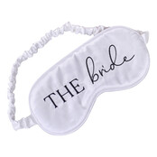 Slaapmasker Team Bride wit 10x20cm