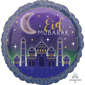 Eid Mubarak folieballon 43cm