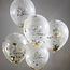 Amscan Eid Mubarak luxe confetti ballonnen 30cm 5 stuks