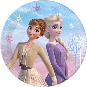 Frozen 2 Wind Spirit papieren borden 23cm - 8 stuks