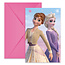 Frozen 2 Frozen 2 Wind Spirit uitnodigingen met envelop - 8 stuks