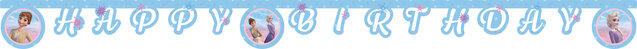 Frozen 2 Wind Spirit papieren Happy Birthday Slinger 230cm
