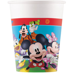 Mickey Mouse papieren bekers Rock the House 200ml 8 stuks