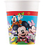 Mickey Mouse Mickey Mouse papieren bekers Rock the House 200ml 8 stuks