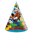 Mickey Mouse Mickey Mouse papieren feesthoedjes Rock the House 6 stuks