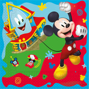 Mickey Mouse papieren servetten Rock the House 20 stuks