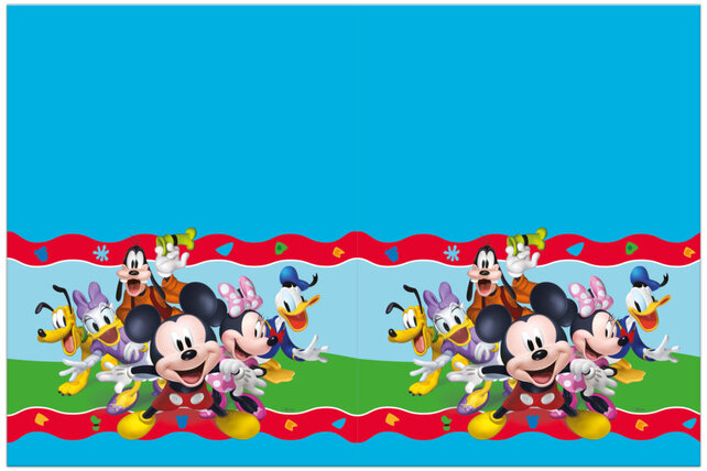 Mickey Mouse plastic tafelkleed Rock the House 120x180cm