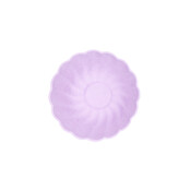 6 Bamboo schaaltjes - pastel paars - rond 14,8cm