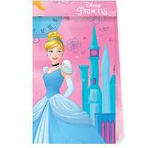 Disney Prinsessen papieren uitdeelzakjes 4 stuks