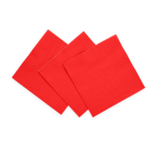 Rode servetten 3 laags 33cm 20 stuks