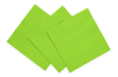 Lime groene servetten 3 laags 33cm 20 stuks