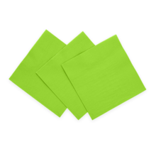 Lime groene servetten 3 laags 33cm 20 stuks
