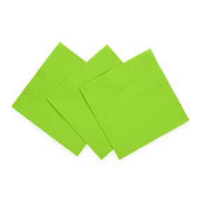 Lime groene servetten 3 laags 33cm 20 stuks