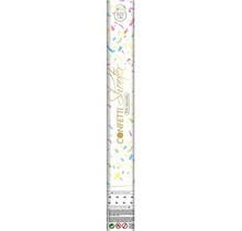 Bio Confetti Shooter Multi kleur duurzaam Rijstpapier 40cm