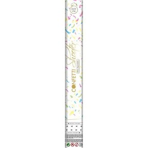 Bio Confetti Shooter Multi kleur duurzaam Rijstpapier 40cm