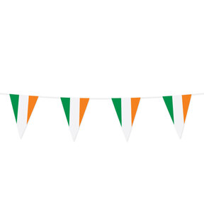Vlaggetjes slinger Ierland - 10 meter