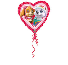 Paw Patrol hart folieballon Love Girl 43cm