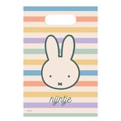 Nijntje plastic uitdeelzakjes 16x23cm 6 stuks