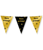 Hoera Geslaagd - Vlaggenlijn 10 meter - Classy Party