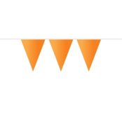 Oranje vlaggenlijn 50 meter (80 vlaggetjes) Oranje vlaggenlijn 50 meter (80 vlaggetjes)