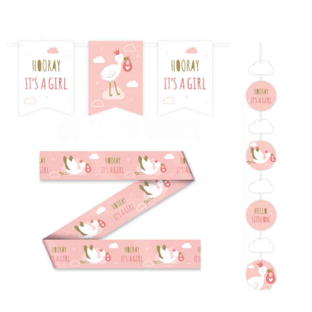 Hooray i'ts a Girl Versiering pakket - S2