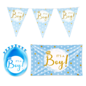 I'ts a Boy Versiering pakket - S