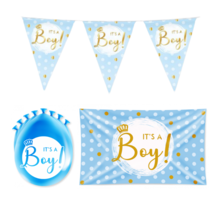 I'ts a Boy Versiering pakket - S