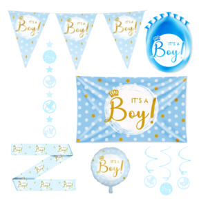 I'ts a Boy Versiering pakket - L