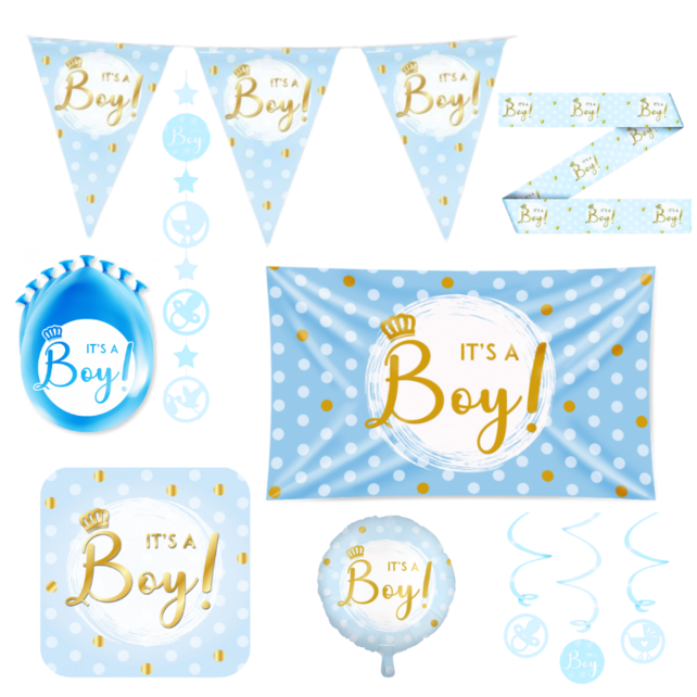 I'ts a Boy Versiering pakket - XL