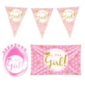 I'ts a Girl Versiering pakket - S I'ts a Girl Versiering pakket - S