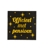 Pensioen servetten 16 stuks