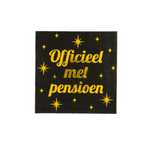 Pensioen servetten 16 stuks