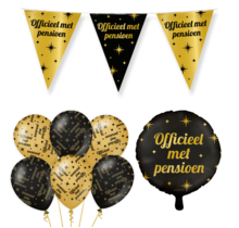 Pensioen Classy Versiering pakket - S