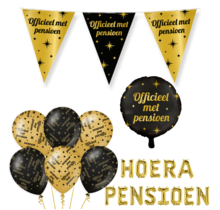 Pensioen Classy Versiering pakket - M