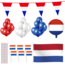 Feest-vieren Nederland Versiering pakket - XL Feest-vieren Nederland Versiering pakket - XL