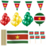 Feest-vieren Suriname Versiering pakket - XL