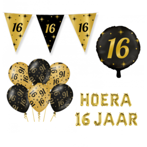 16 jaar Classy Versiering pakket - M