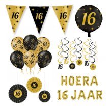 16 jaar Classy Versiering pakket - L
