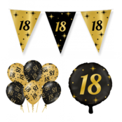 18 jaar Classy Versiering pakket - S