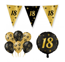 18 jaar Classy Versiering pakket - S