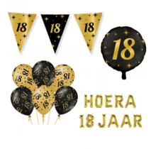 18 jaar Classy Versiering pakket - M