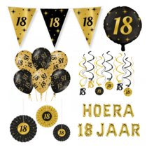 18 jaar Classy Versiering pakket - L
