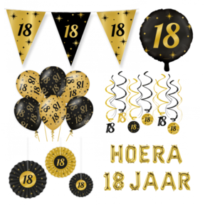 18 jaar Classy Versiering pakket - L