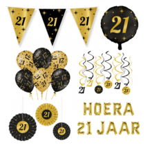 21 jaar Classy Versiering pakket - L