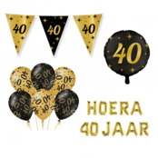 40 jaar Classy Versiering pakket - M