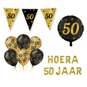 50 jaar Classy Versiering pakket - M 50 jaar Classy Versiering pakket - M