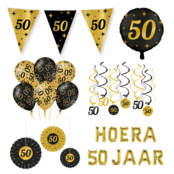50 jaar Classy Versiering pakket - L