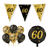 60 jaar Classy Versiering pakket - S 60 jaar Classy Versiering pakket - S