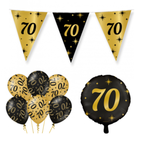 70 jaar Classy Versiering pakket - S