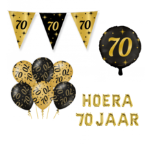 70 jaar Classy Versiering pakket - M